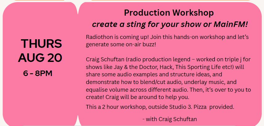 production workshop
